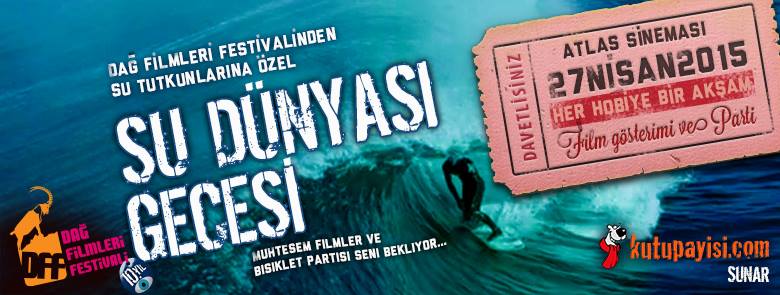 Dağ Filmleri Festivali su dünyası gecesi