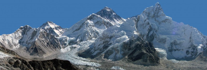 everest khumbu buzulu