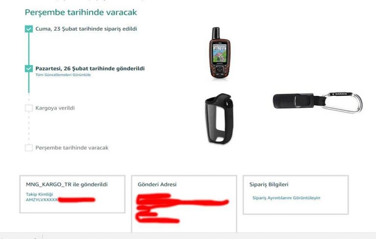 Amazon Türkiye'den Sipariş vermek - Ödeme ve InterMNG Kargo Aşamaları