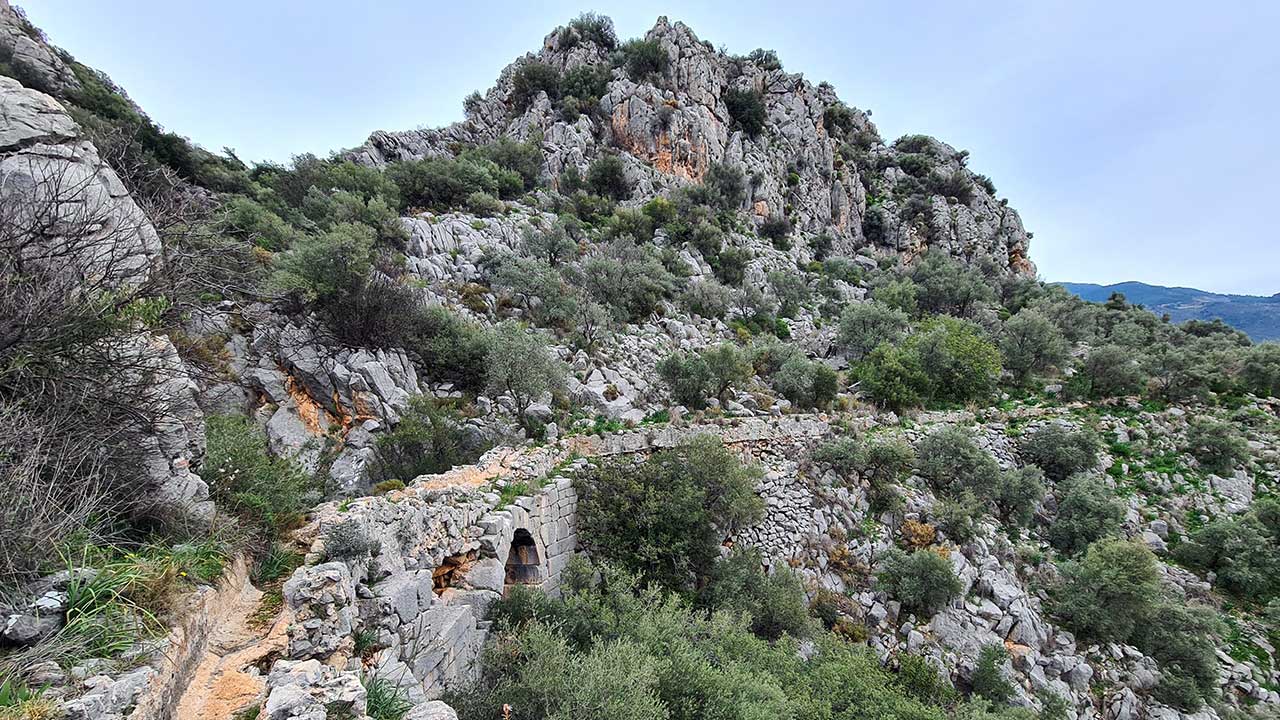 Likya Yolu Xanthos Çavdır Üzümlü parkuru